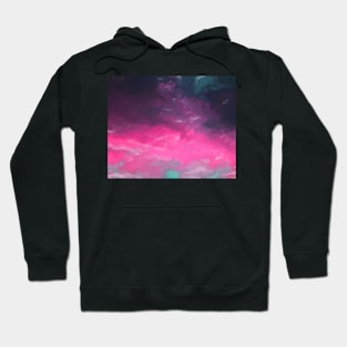 Abstract, Abstract print, Pink, Purple, Blue, Modern art, Wall art, Art, Print, Minimalistic, Modern Hoodie